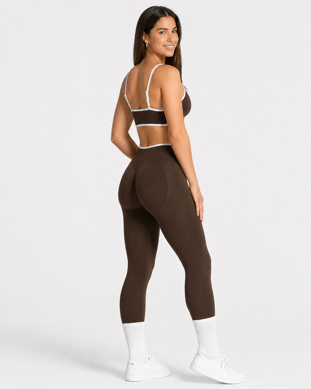Conjunto Seamless Yoga Mujer Top y Leggings