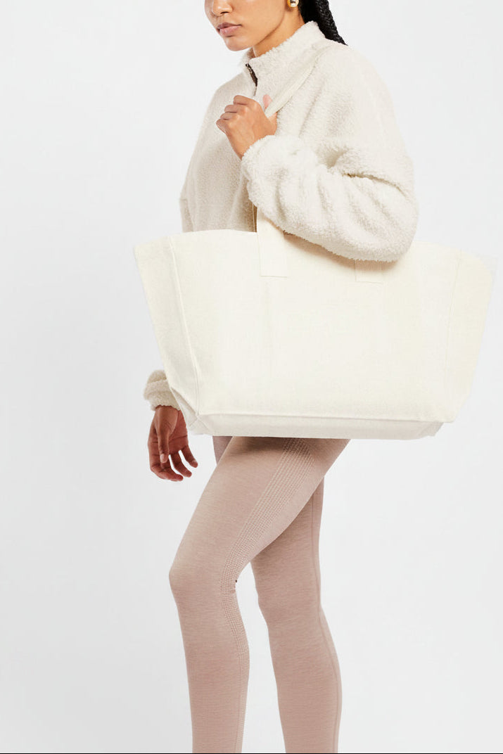 Vorti Varsity Oversized Fleece - Cream