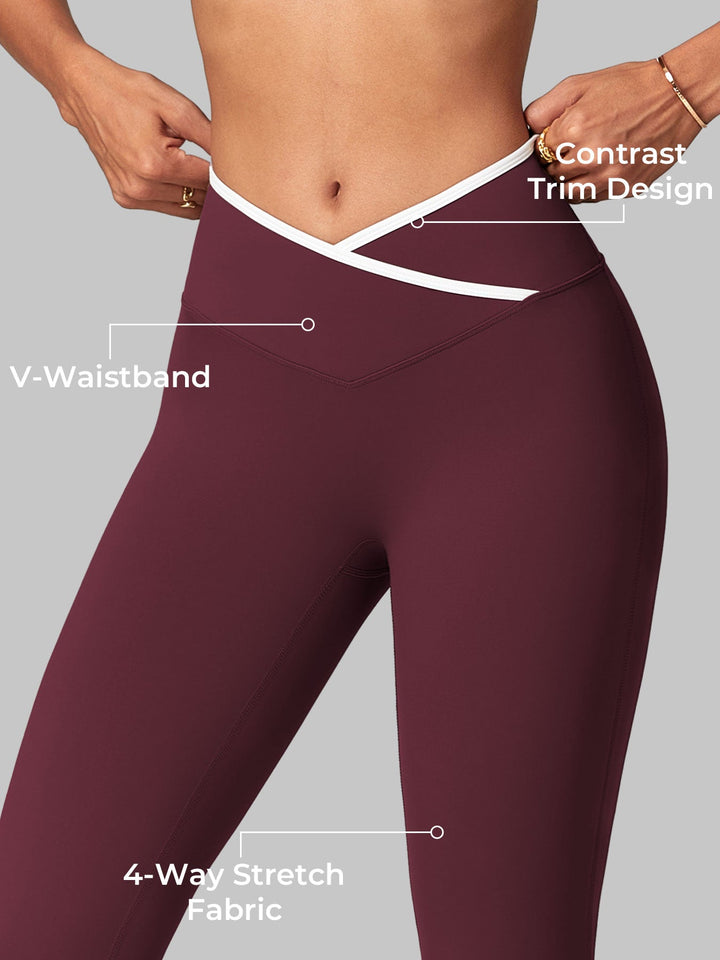 Vorti  Kevie Trim Flare Leggings