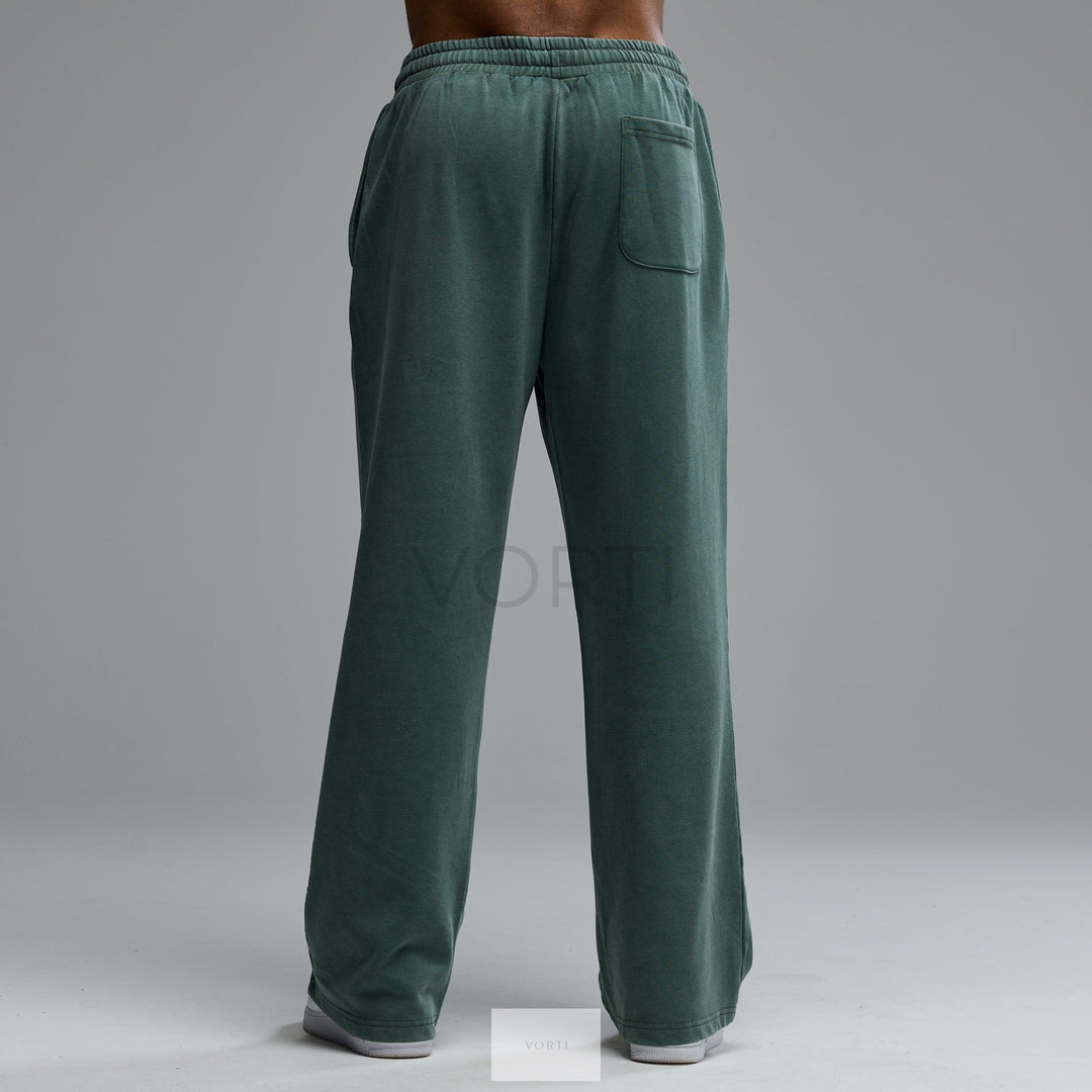 Vorti Washed Straight Leg Pants – Sage