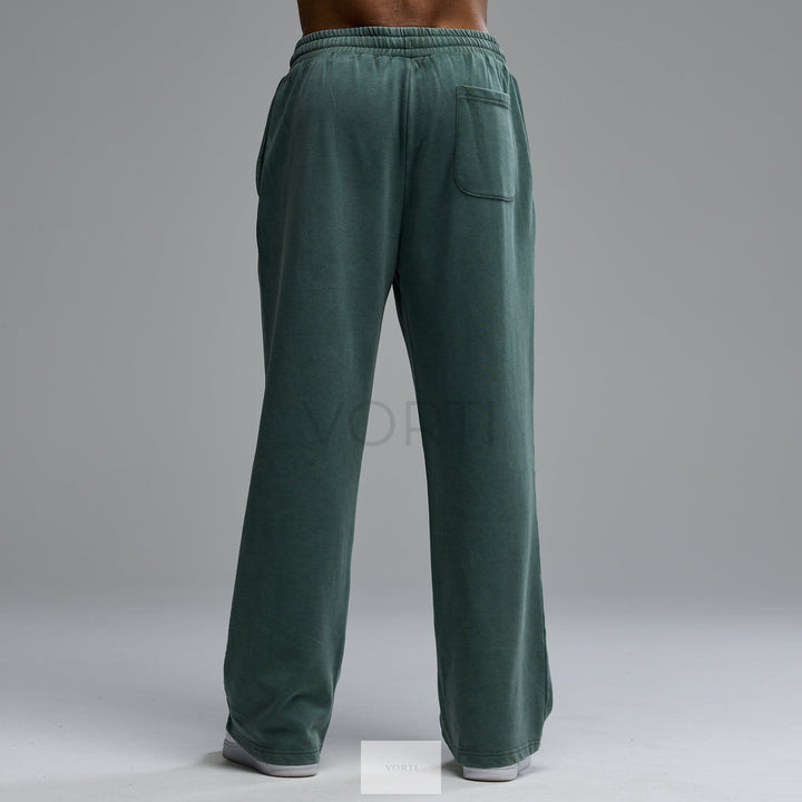 Vorti Washed Straight Leg Pants – Sage