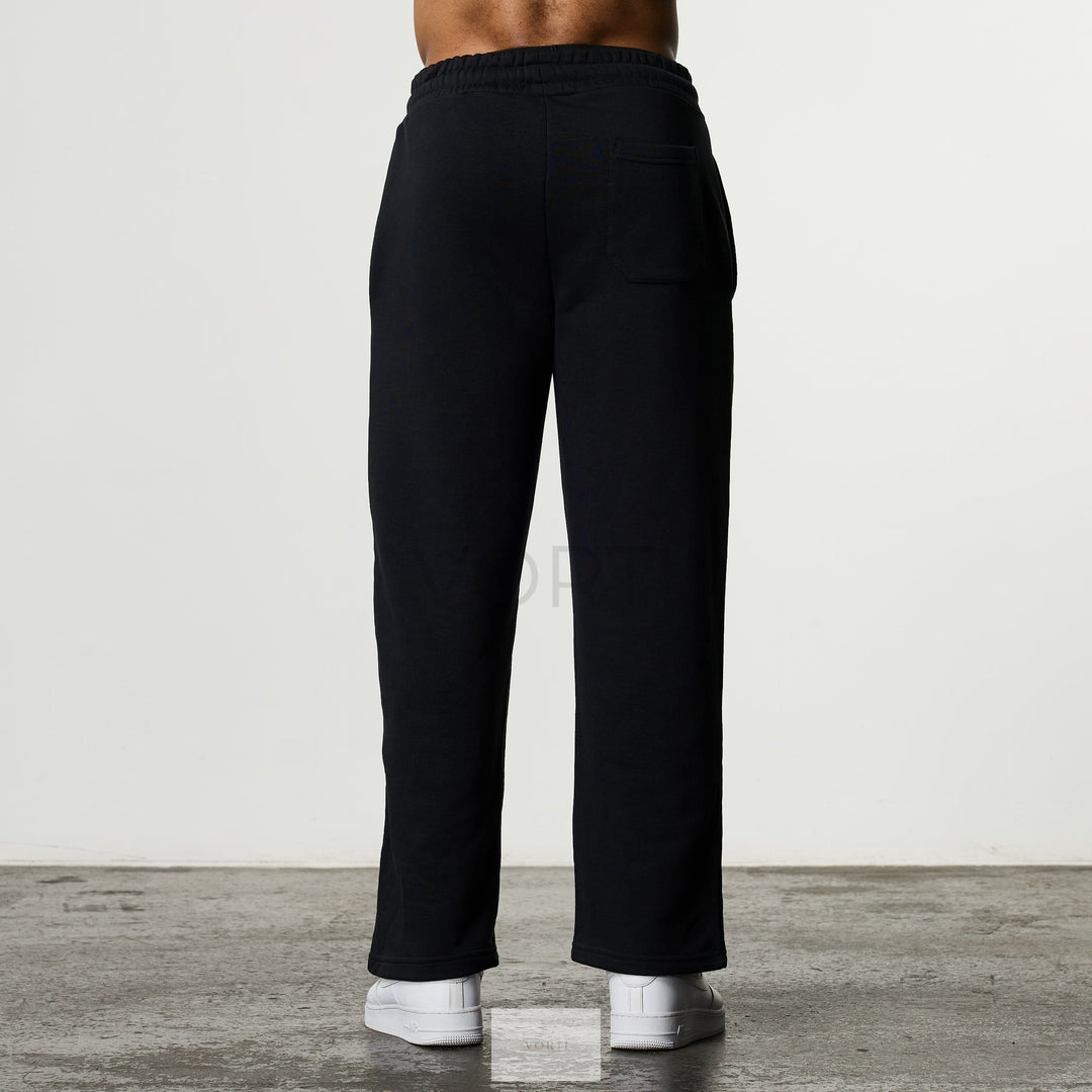 Vorti Black Straight Leg Sweatpants