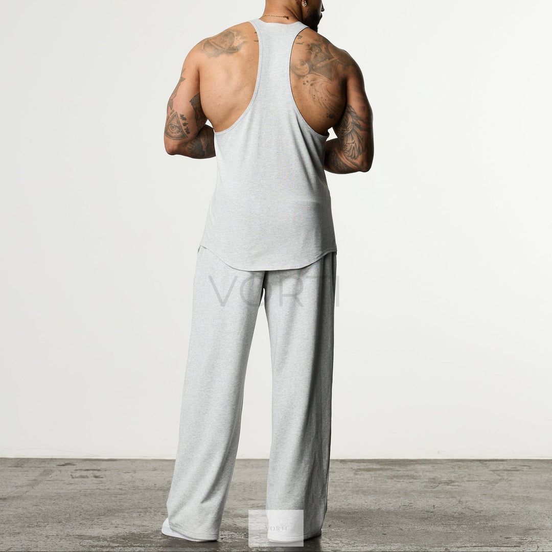 Vorti Heritage And Strength Grey Straight Leg Sweatpants