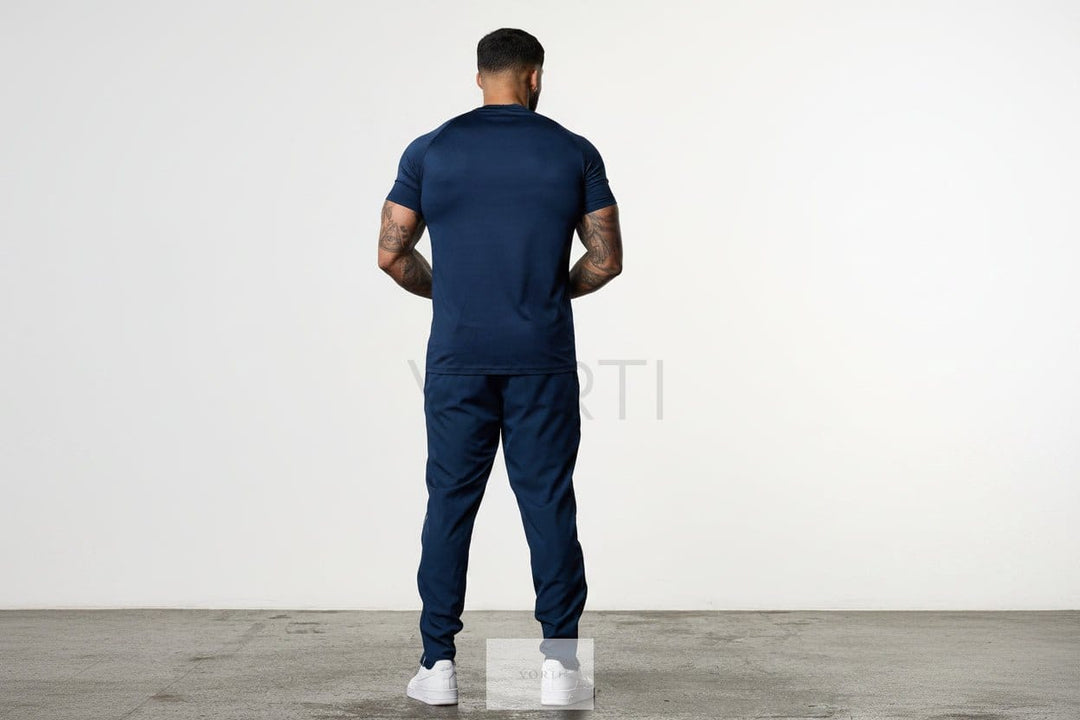 Vorti Navy Performance Woven Sweatpants