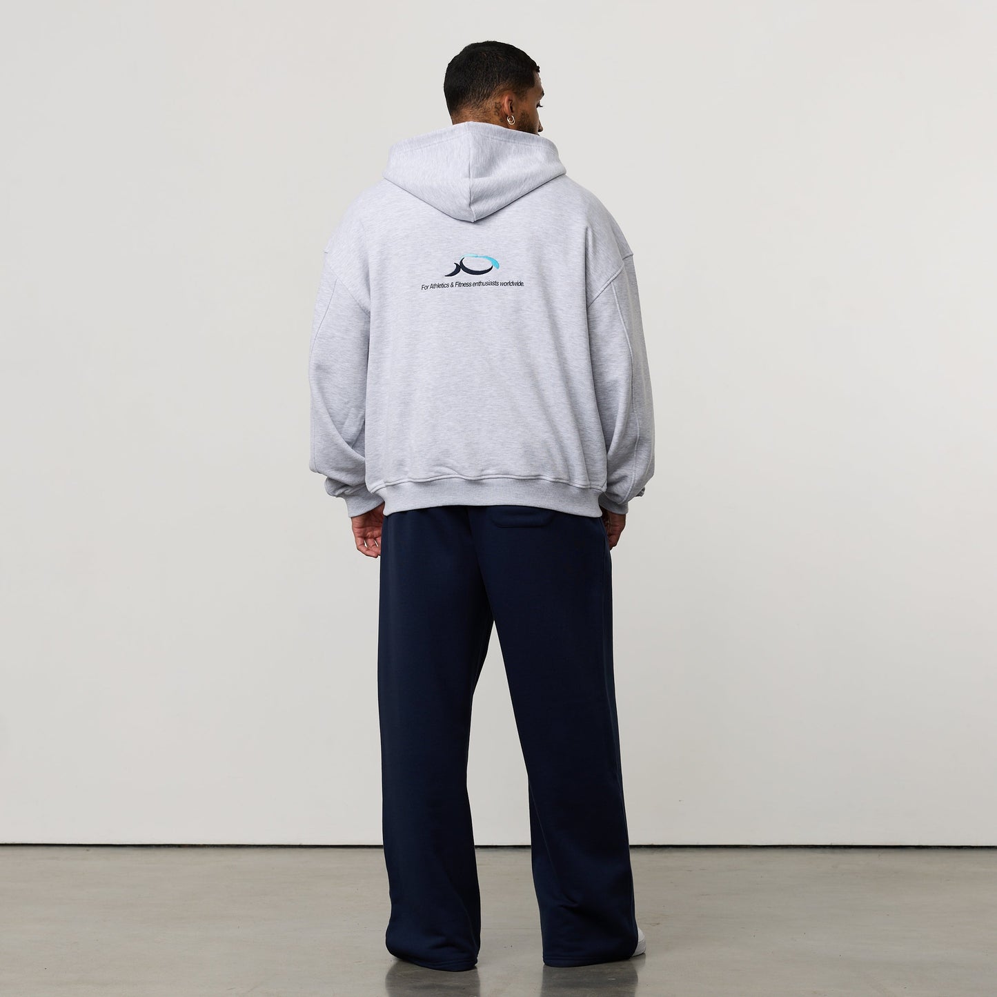 Vorti Calças de Treino de Perna Reta Oversized