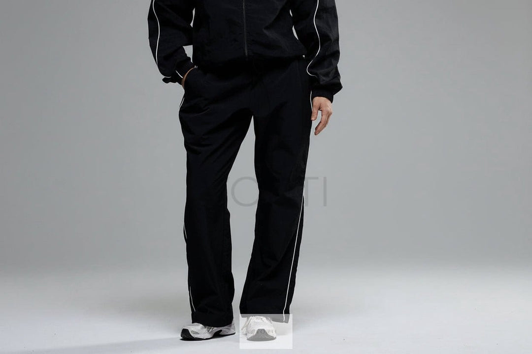 Vorti Nylon Tracksuit Black Pants