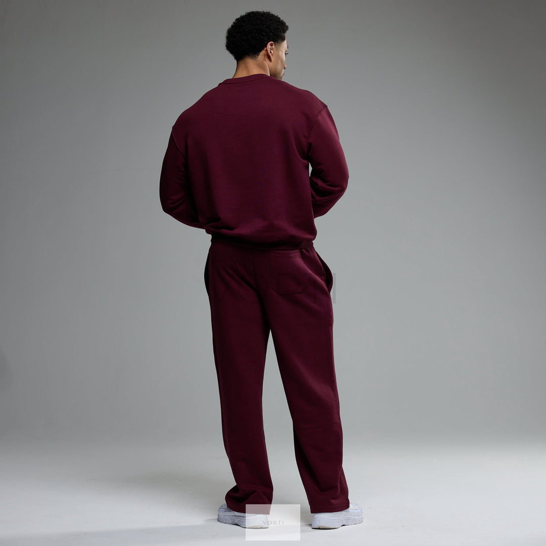 Vorti Oxblood Red Sweatshirt