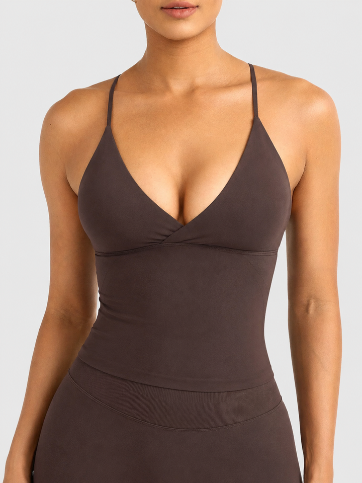 Vorti Vinianna Strappy Back Longline Tank