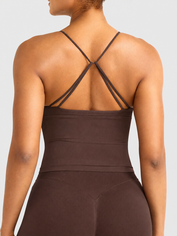 Vorti Vinianna Strappy Back Longline Tank