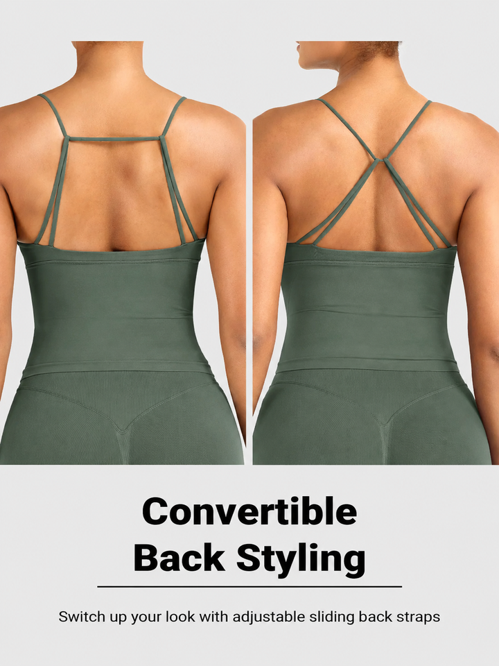 Vorti Vinianna Strappy Back Longline Tank