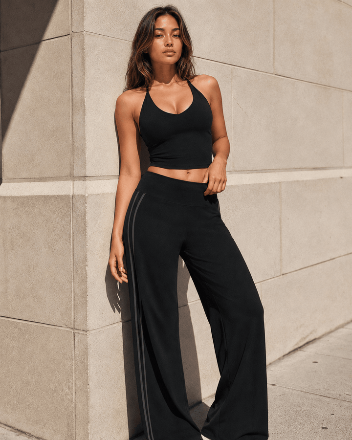 Vorti Flow Side Stripe Leggings Leggings - Vorti
