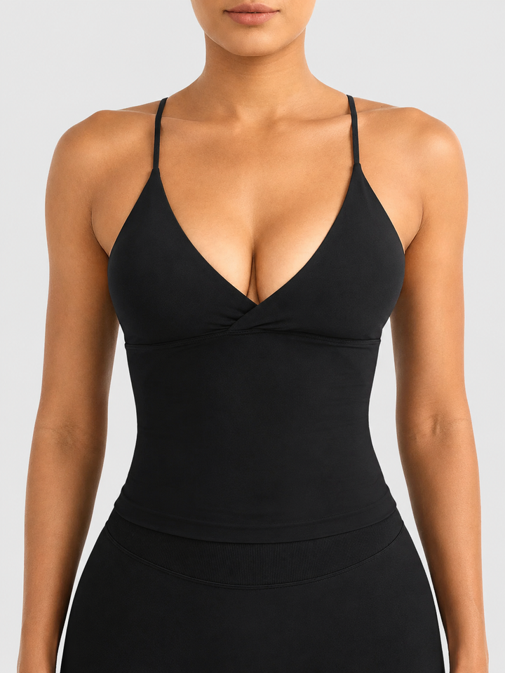 Vorti Vinianna Strappy Back Longline Tank