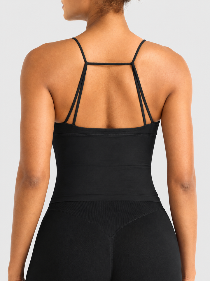Vorti Vinianna Strappy Back Longline Tank
