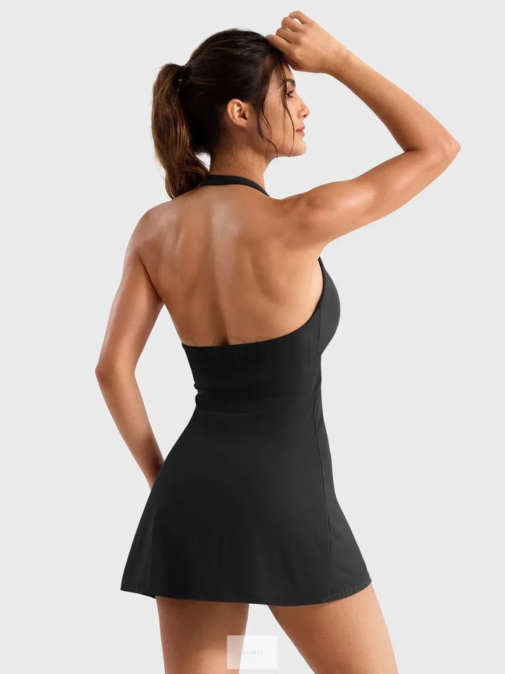 Vestido de Ténis Halter Vorti Azul Celeste