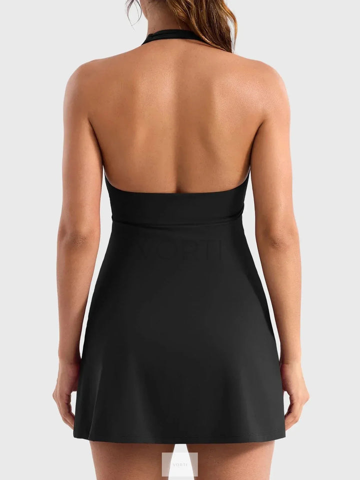Vestido de Ténis Halter Vorti Azul Celeste