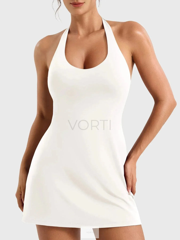 Vestido de Ténis Halter Vorti Azul Celeste