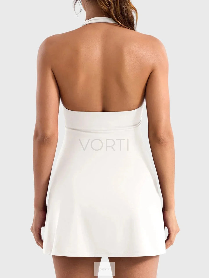 Vestido de Ténis Halter Vorti Azul Celeste