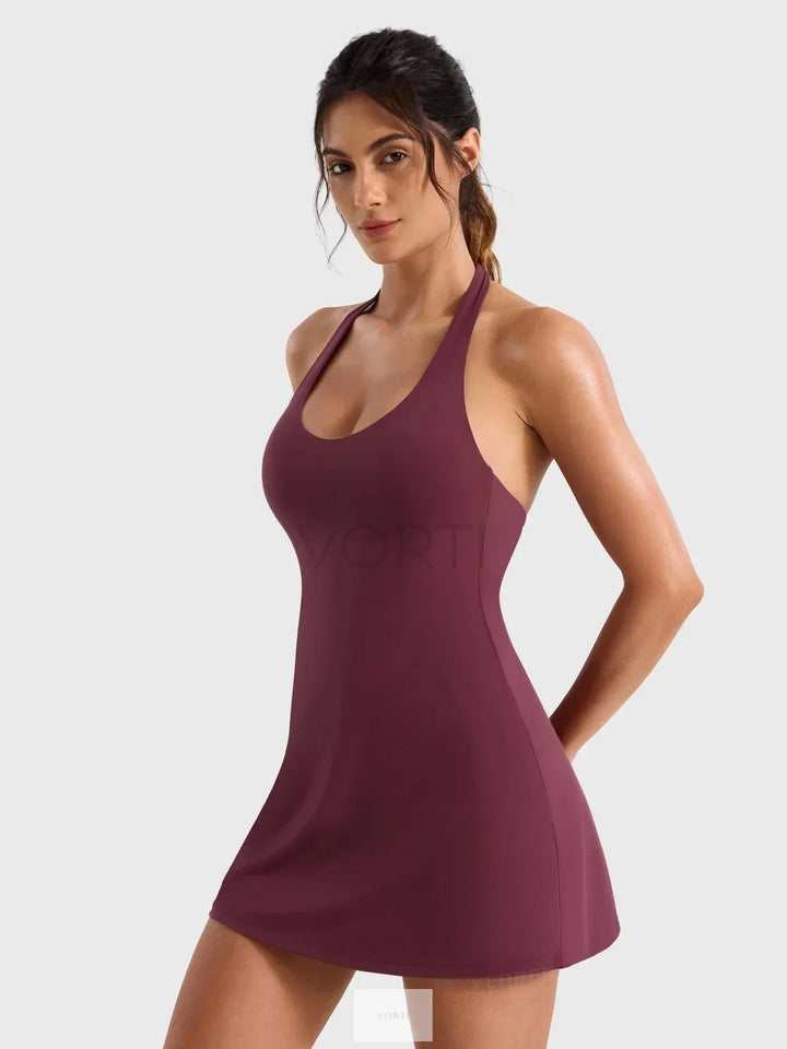 Vestido de Ténis Halter Vorti Azul Celeste