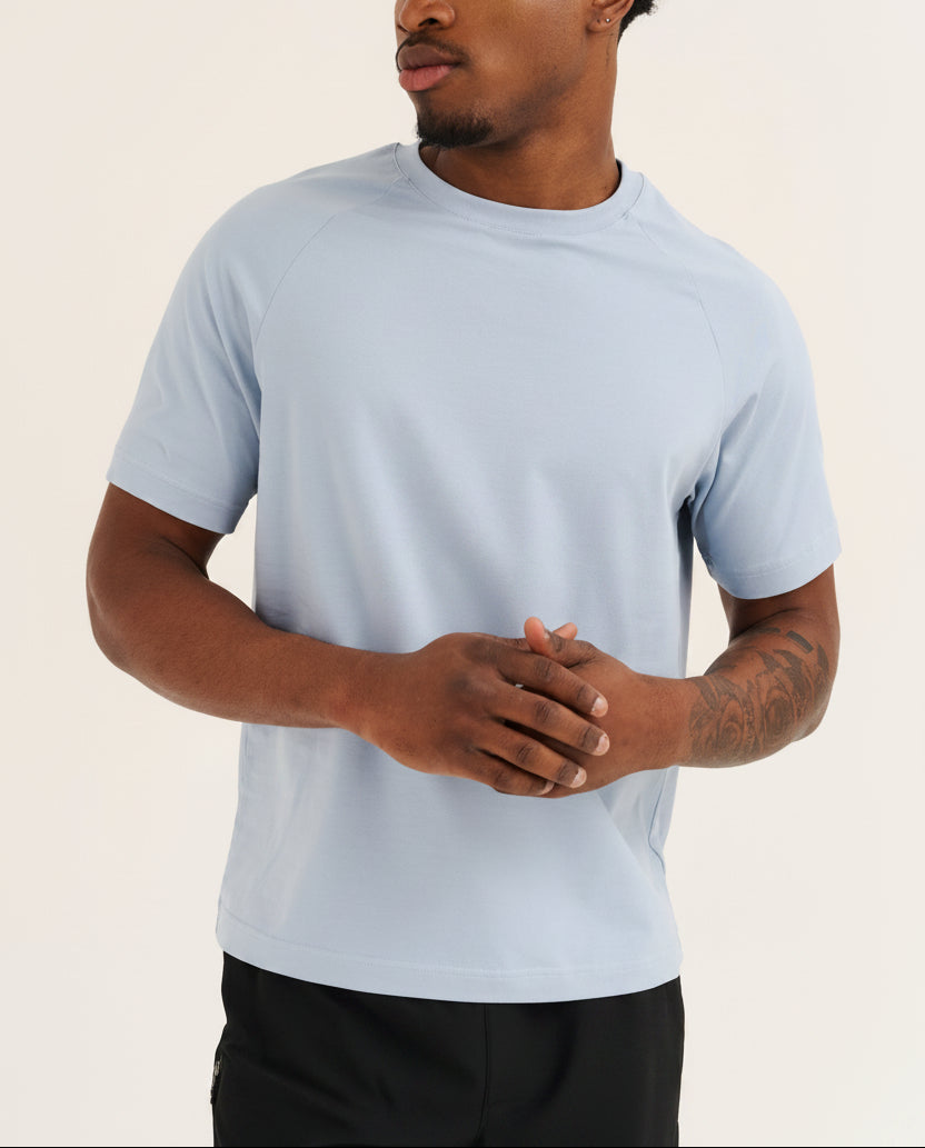 Foundation Tee 27" - Dusty Blue
