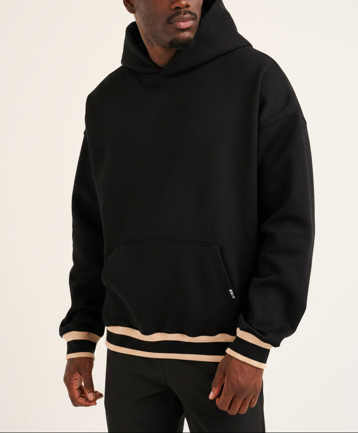 Vorti Script Hoodie - Black