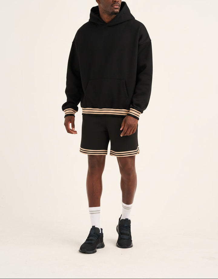 Vorti Script Hoodie - Black