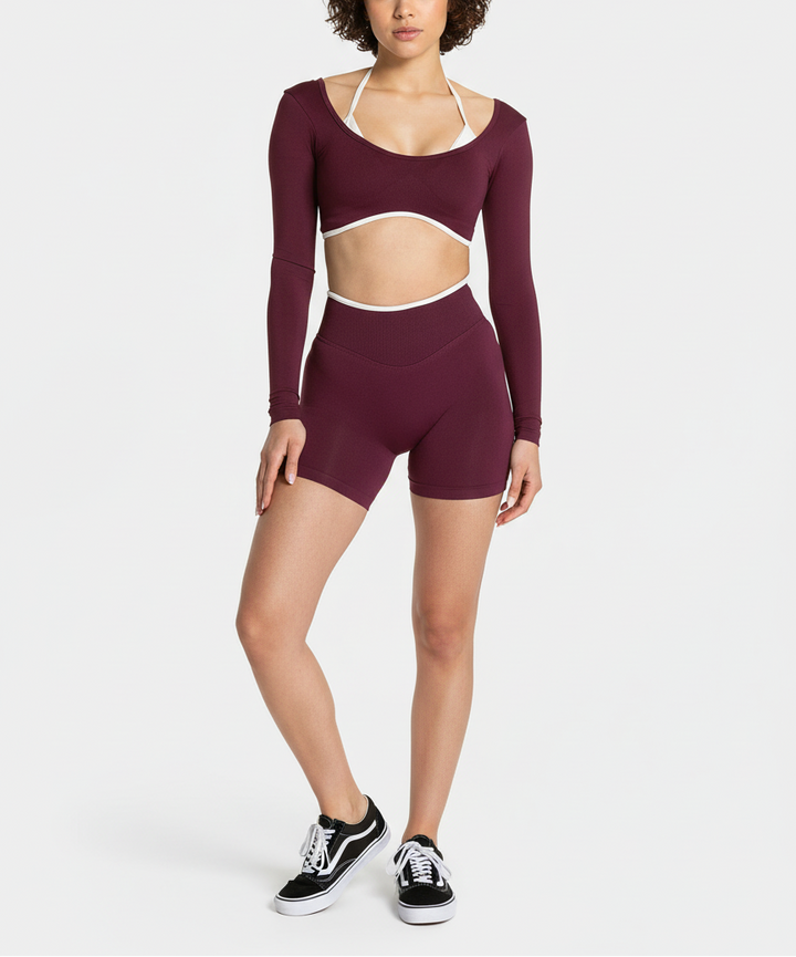 Conjunto Deportivo Mujer Top y Shorts conjunto - Vorti