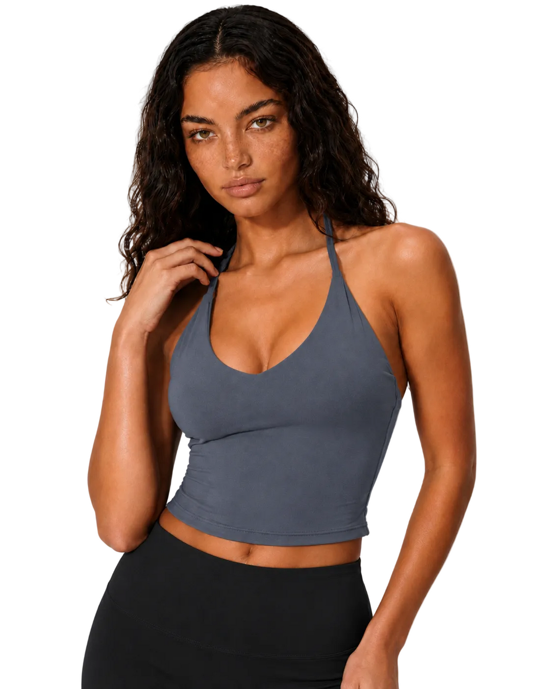 Vorti Heile Flow Twist Halter Bra