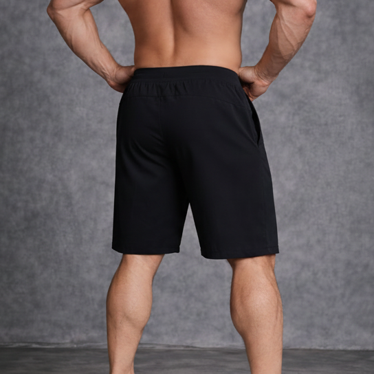 Vorti Split Training Shorts - Black