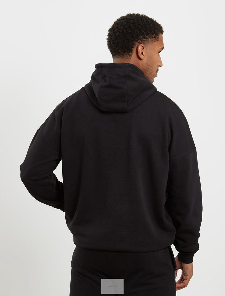 Vorti Core Loopback Hoodie - Black