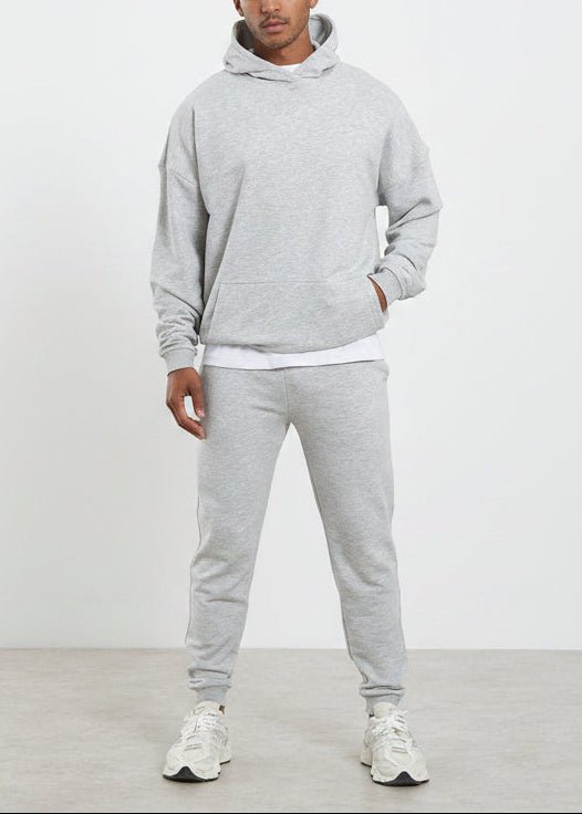 Vorti Core Loopback Hoodie - Grey Marl Jackets & Hoodies - Vorti