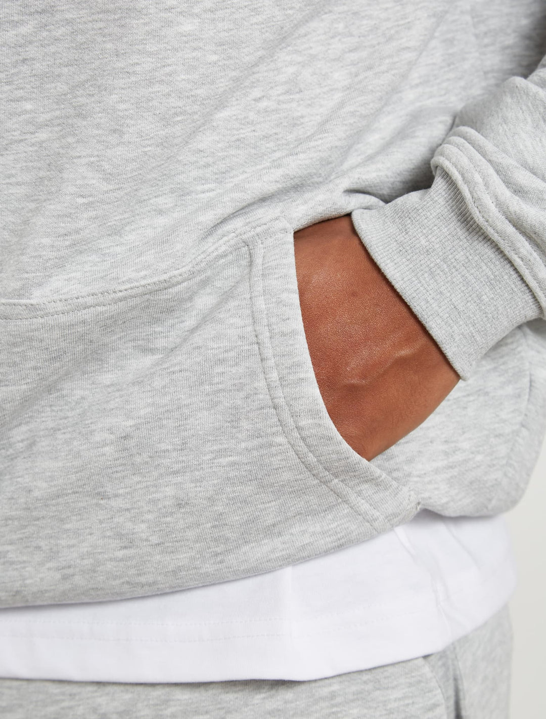 Vorti Core Loopback Hoodie - Grey Marl Jackets & Hoodies - Vorti