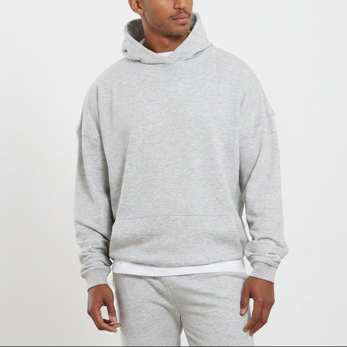 Core Loopback Hoodie - Grey Marl