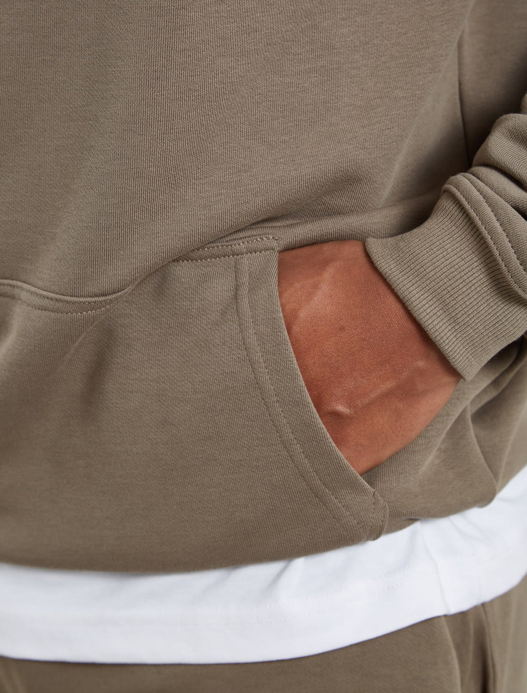 Vorti Core Loopback Hoodie - Olive Jackets & Hoodies - Vorti