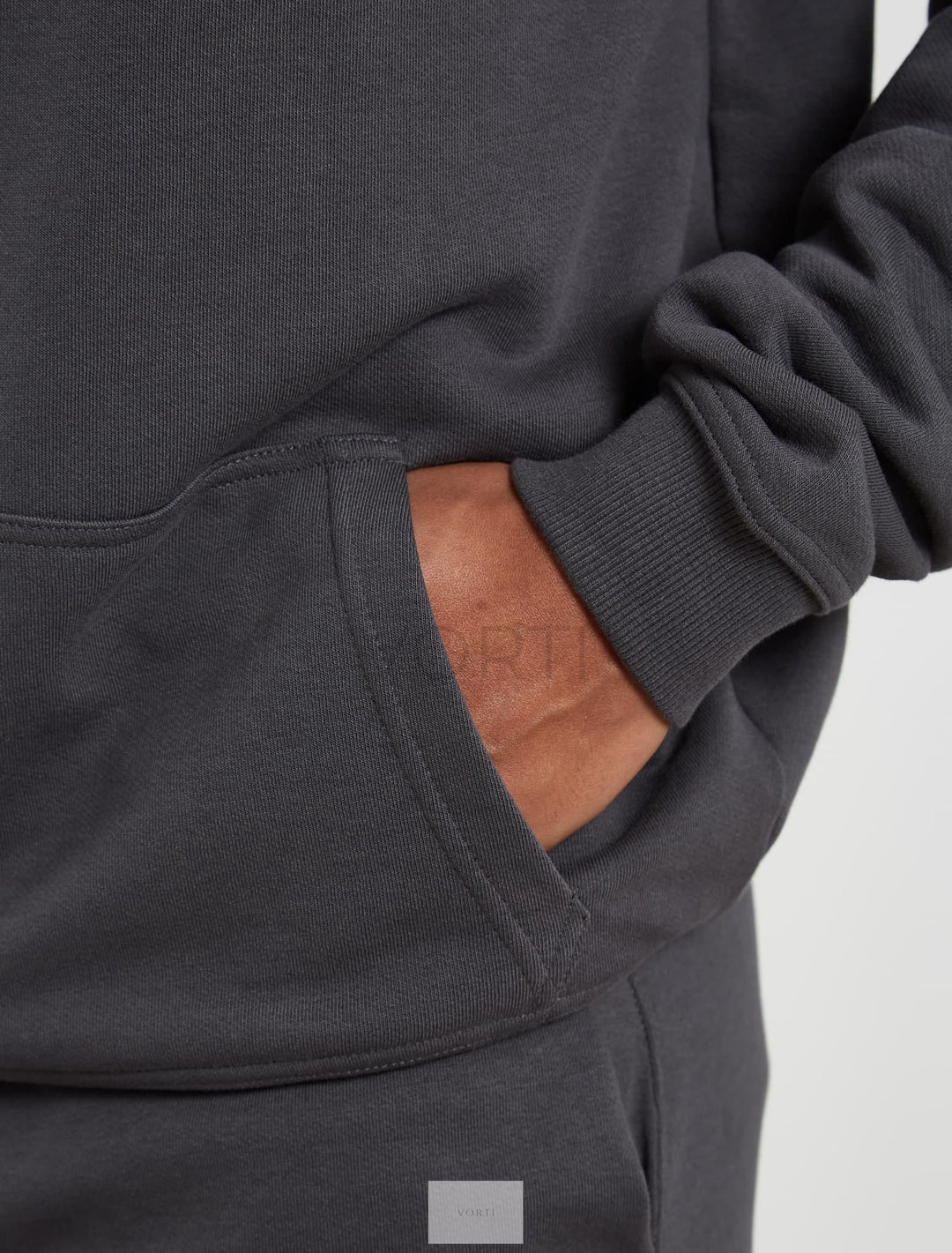 Vorti Core Loopback Hoodie - Onyx Grey