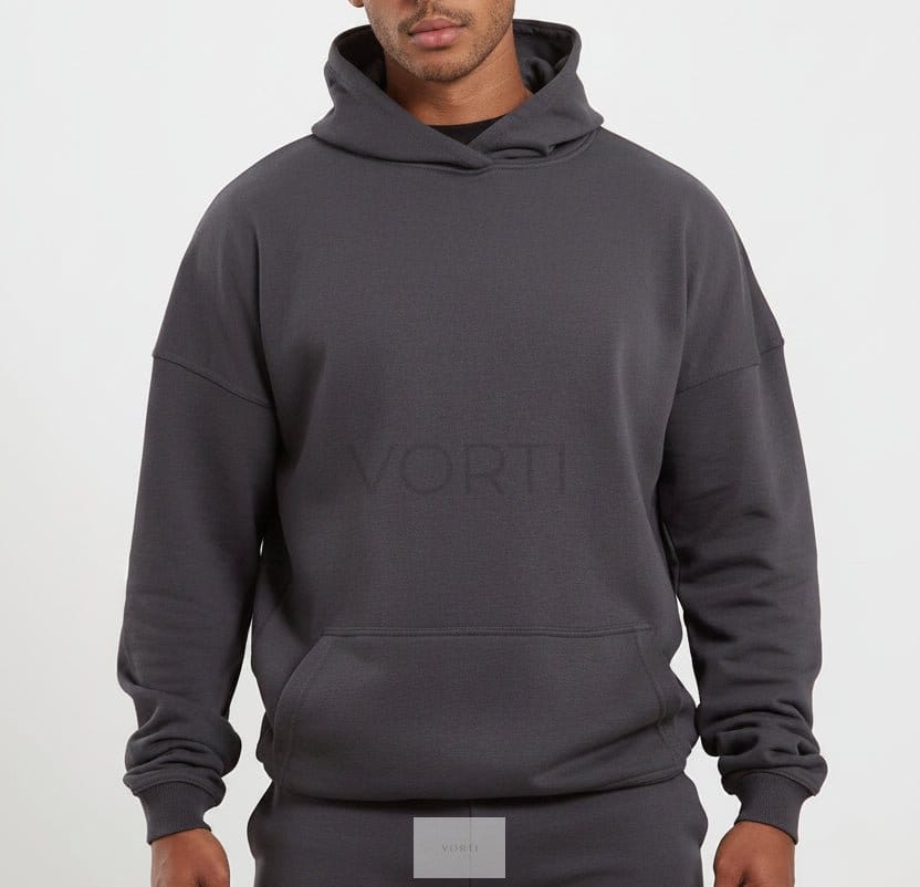 Vorti Core Loopback Hoodie - Onyx Grey