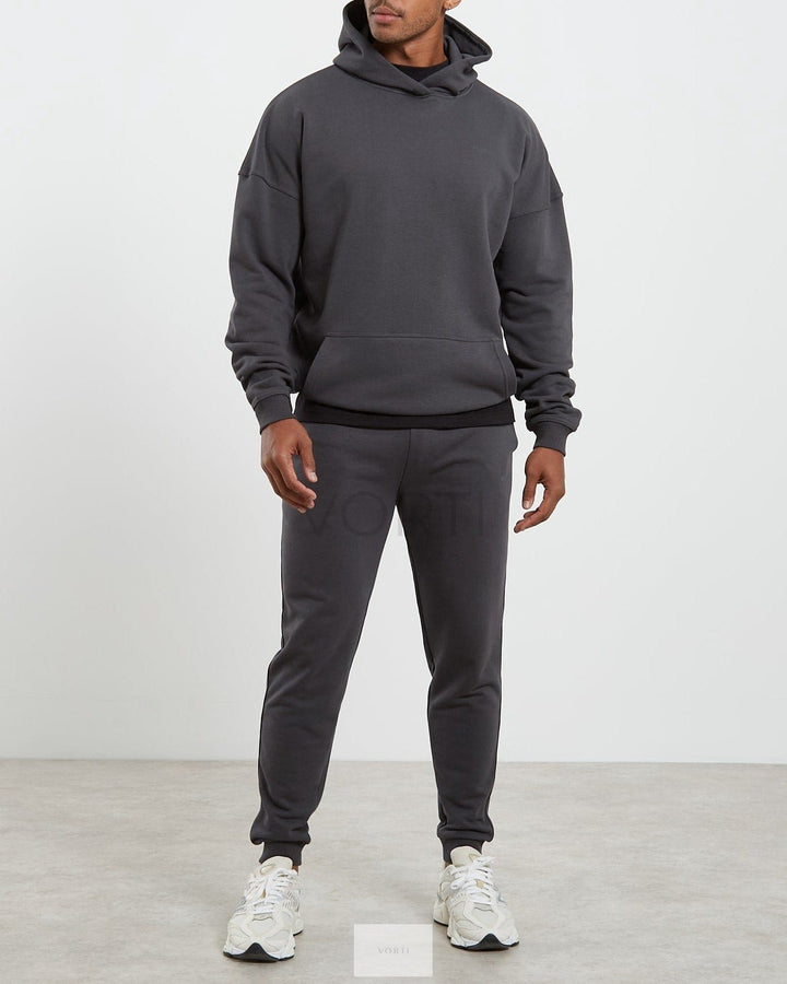 Vorti Core Loopback Hoodie - Onyx Grey