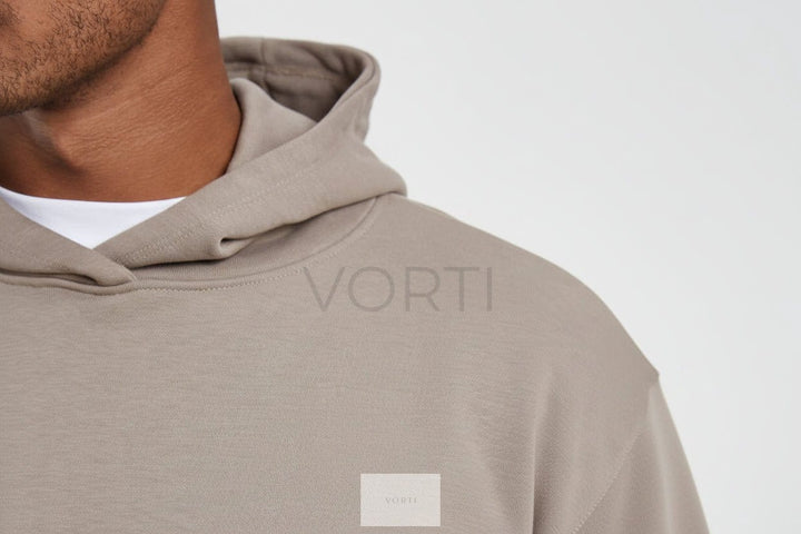 Vorti Core Loopback Hoodie - Taupe