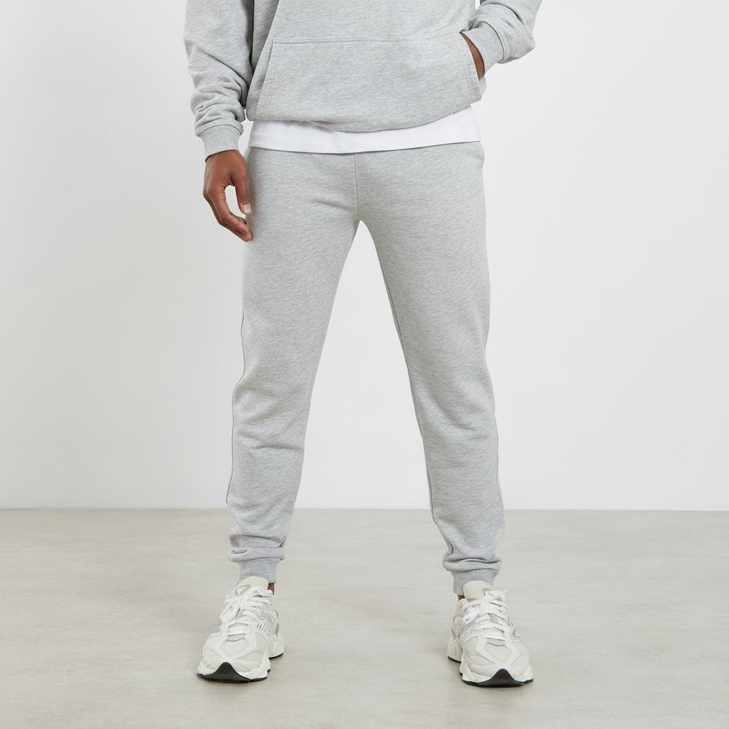 Vorti Core Loopback Joggers - Grey Marl Joggers & Bottoms - Vorti