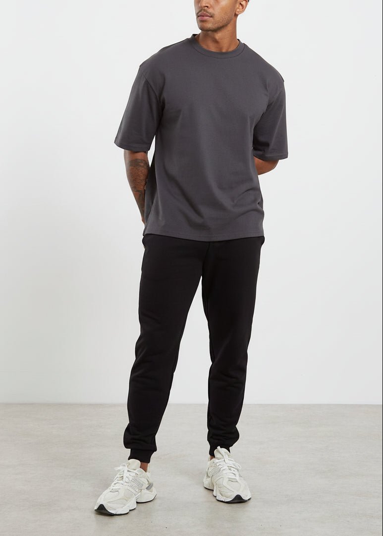 Vorti Core Oversized T-Shirt - Onyx Grey T-Shirts & Tops - Vorti