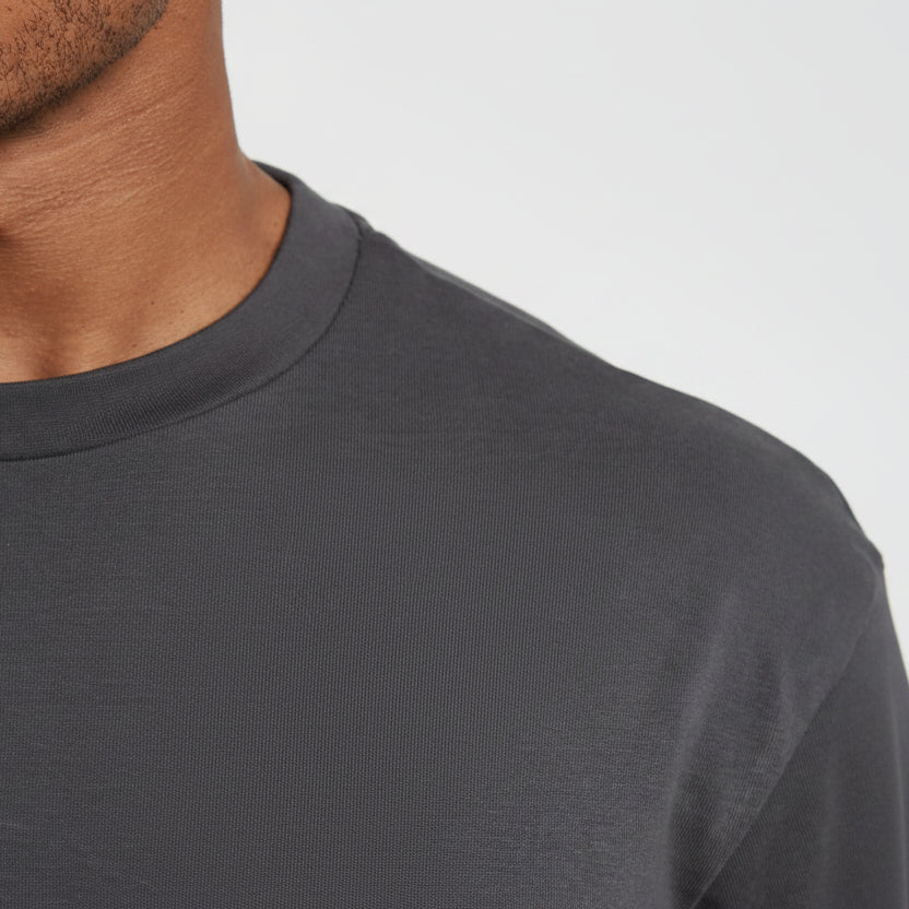 T-shirt Oversized Core - Cinzento Onyx