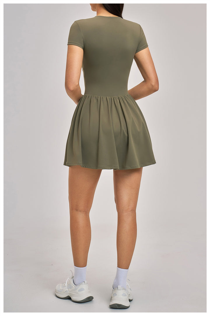 Vorti Zip Front Tennis Dress
