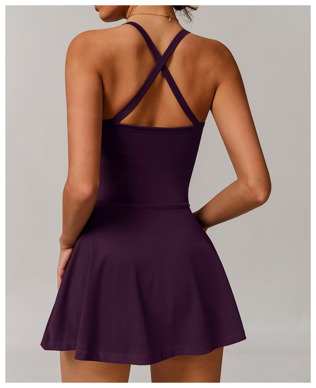 Vorti Twist Front Tennis Dress