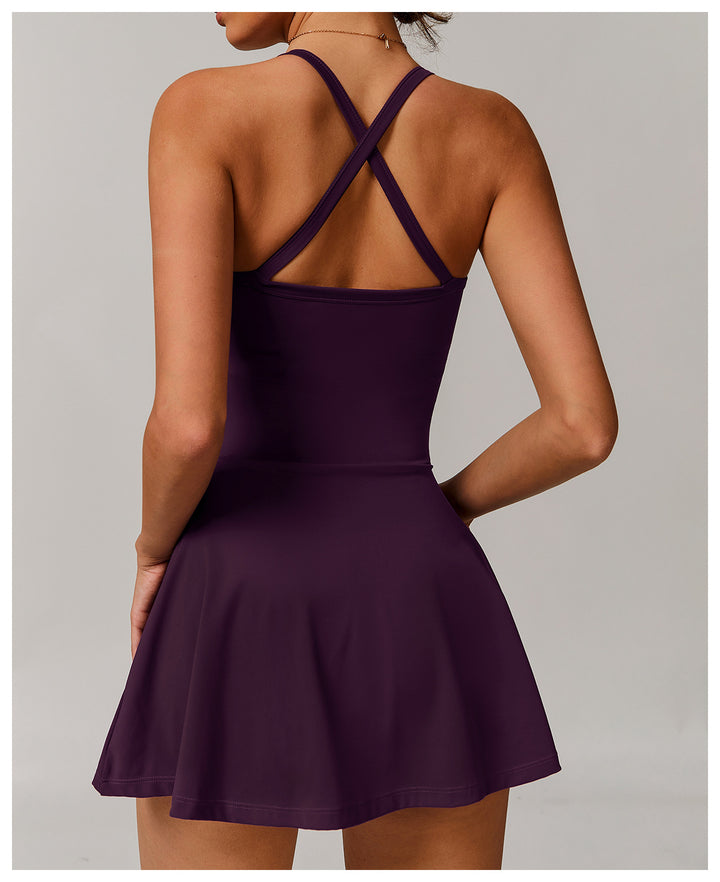 Vorti Twist Front Tennis Dress