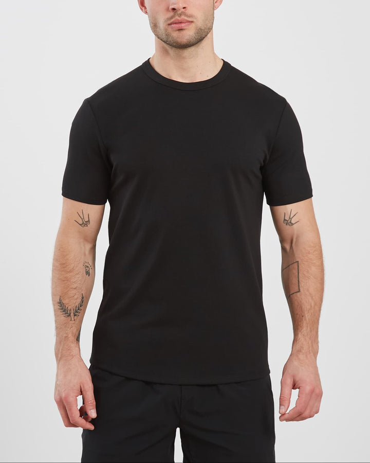 Vorti Fundamental Slim Fit T-Shirt - Black T-Shirts & Tops - Vorti