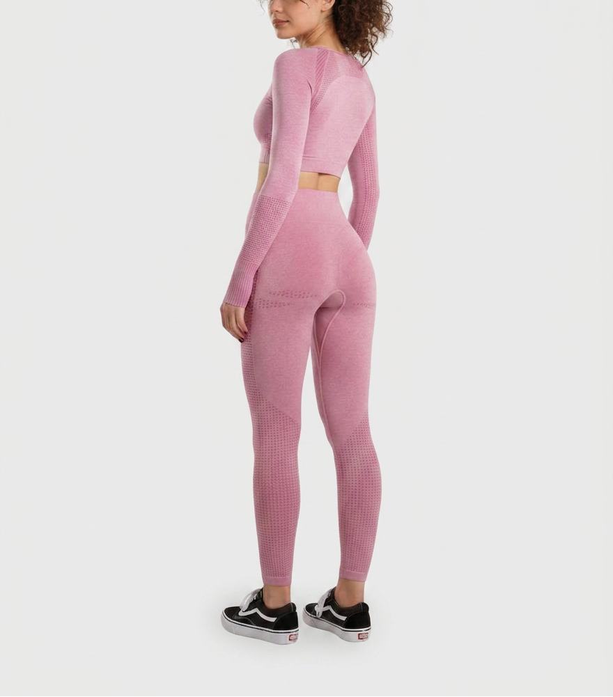 Vorti Sculpt Ribbed Set — Top & Leggings
