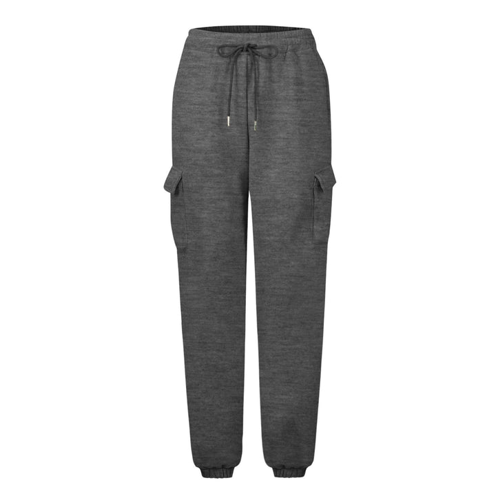 Vorti Oversized Cargo Joggers with Pockets Dark Gray