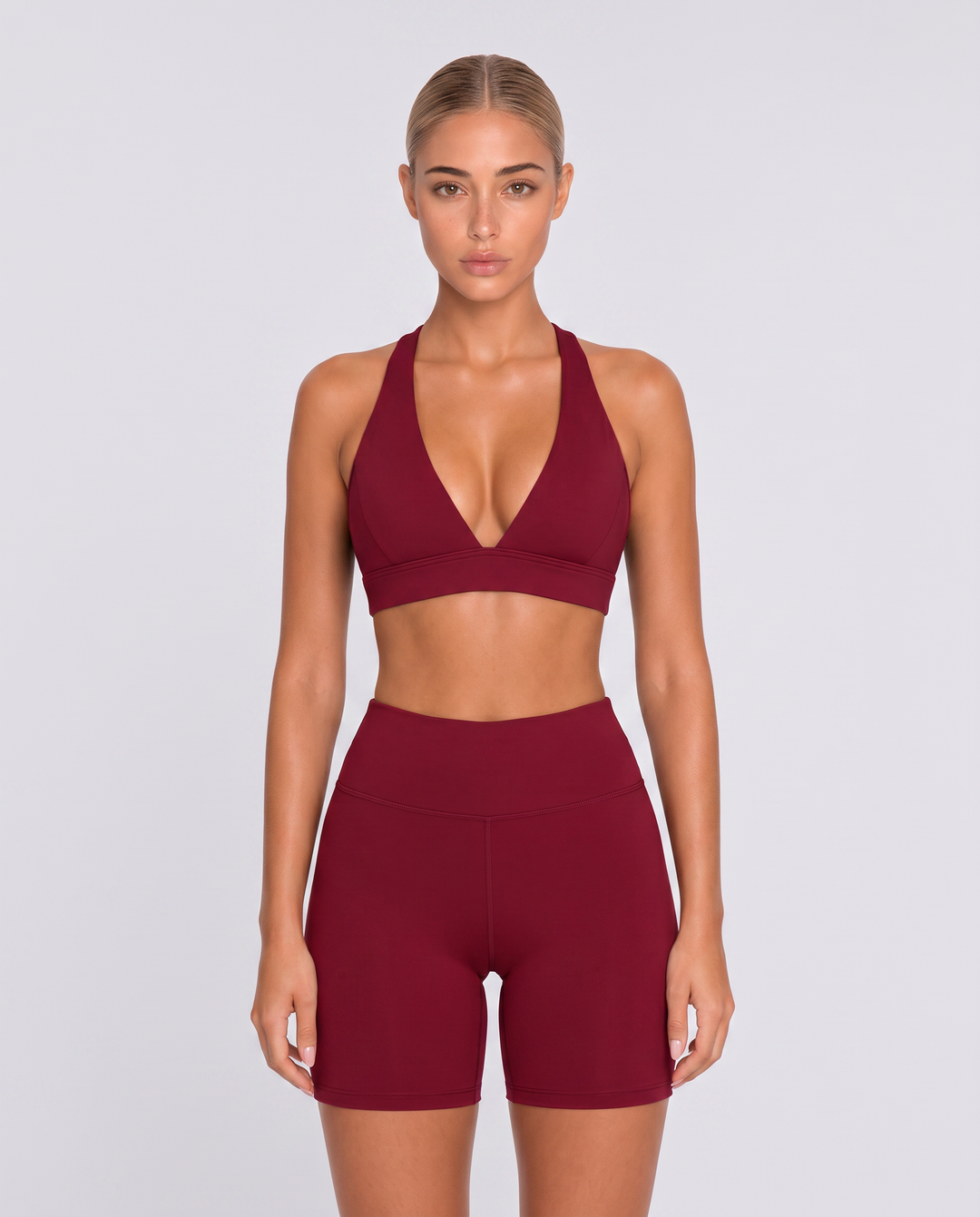 Vorti Deep V Neck Sports Bra