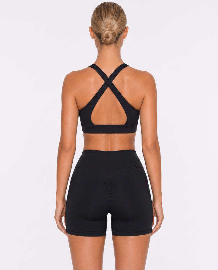 Vorti Deep V Neck Sports Bra