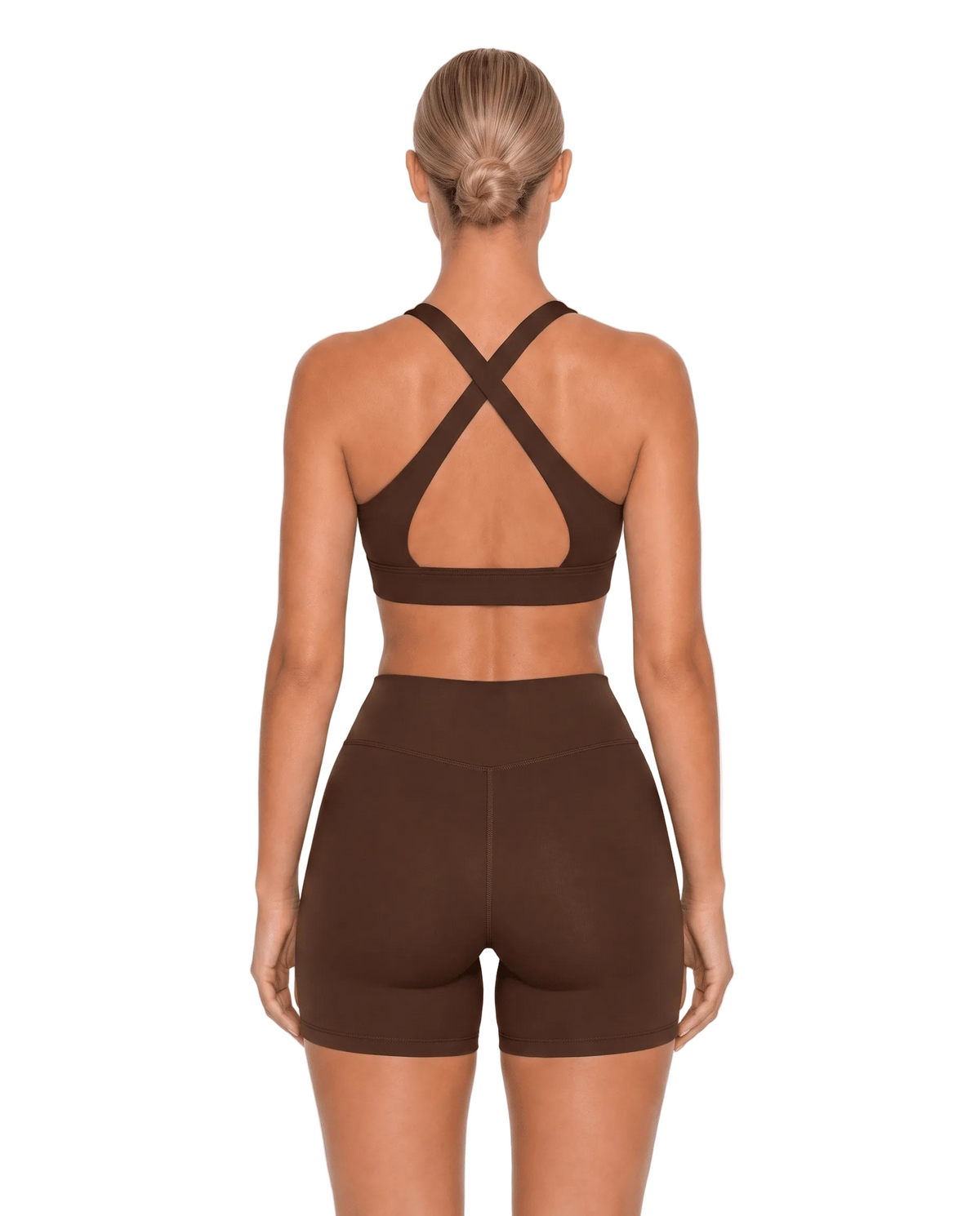 Vorti Deep V Neck Sports Bra 0 - Vorti