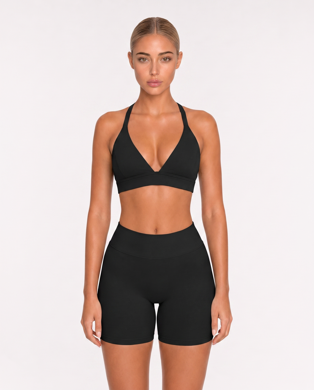 Vorti Deep V Neck Sports Bra